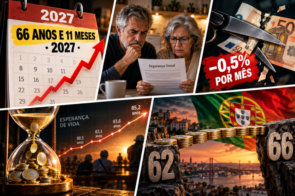 Idade da reforma em 2026 e 2027: quando te podes reformar e quanto perdes se saíres mais cedo